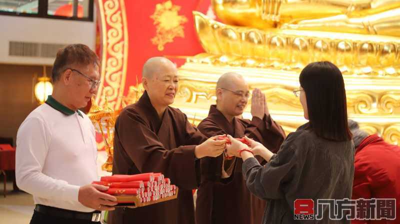 脫殼自在迎新春 靈鷲山心道法師祝福諸事共好