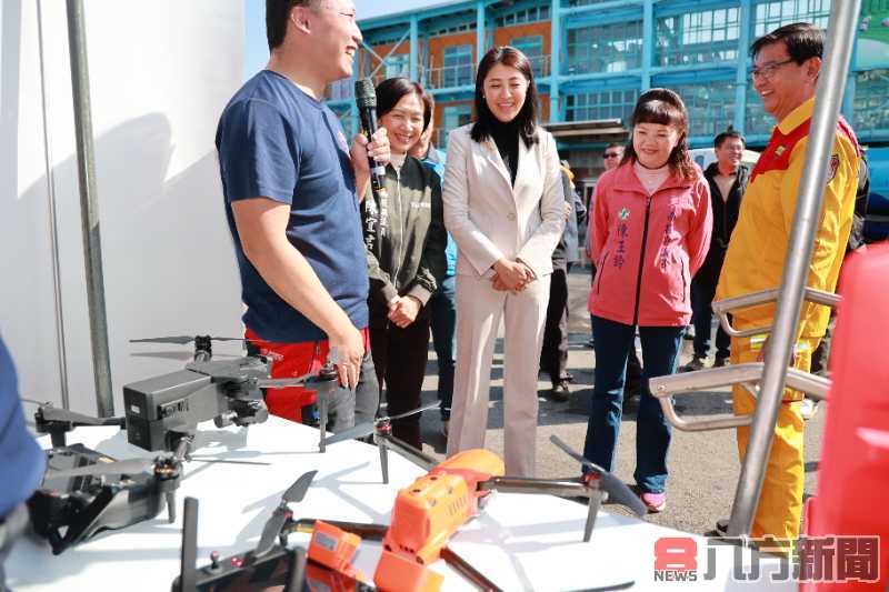 南投救災演練 消防機器人首登場