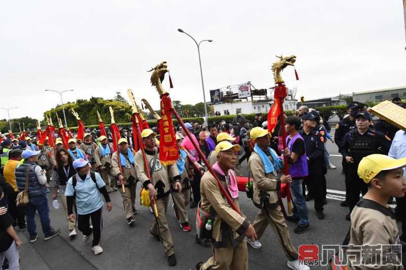 乙巳年大甲媽遶境進香抵彰化 縣長王惠美接駕 祈求賜福彰化