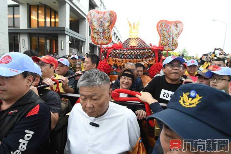 乙巳年大甲媽遶境進香抵彰化 縣長王惠美接駕 祈求賜福彰化