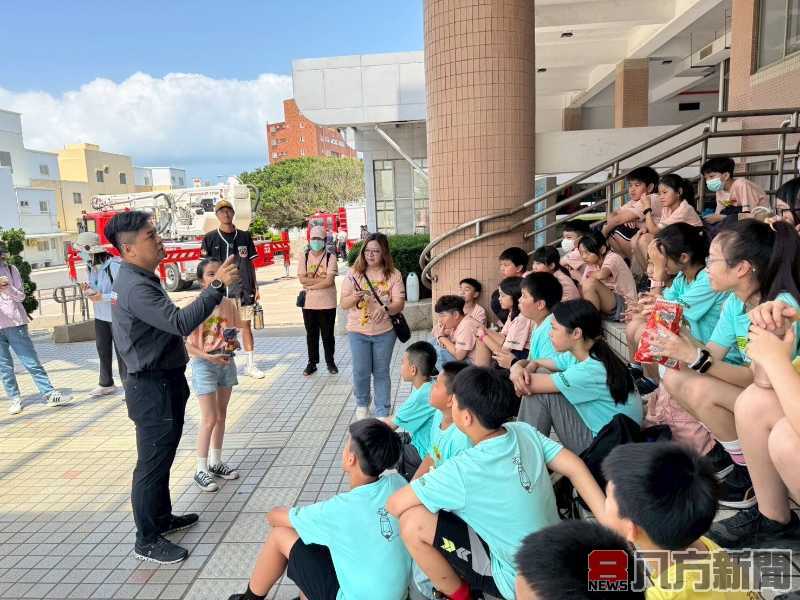 菊島中興國小校外參訪「消防教室」