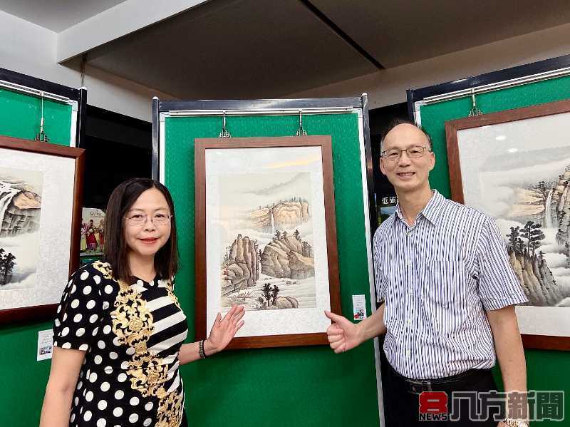 從警界退休走向藝壇 陳榮修與黃玫琪攜手舉辦水墨雙人展