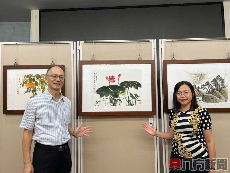 從警界退休走向藝壇 陳榮修與黃玫琪攜手舉辦水墨雙人展