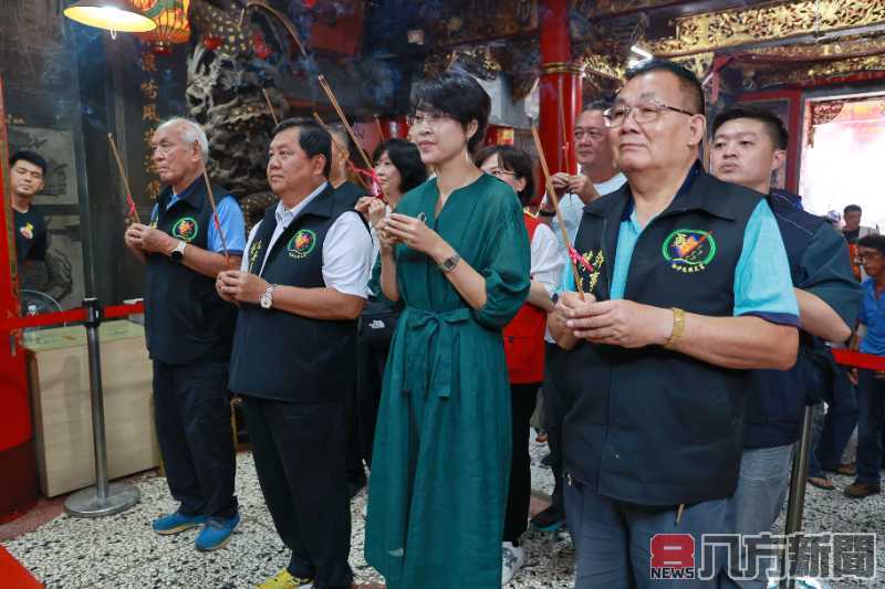 白沙屯媽祖駐駕南投露曙光 縣長許淑華親赴苗栗謝神恩