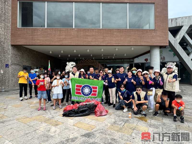 救國團南投縣工青隊攜手20位仁愛兒少家園辦理淨堤活動