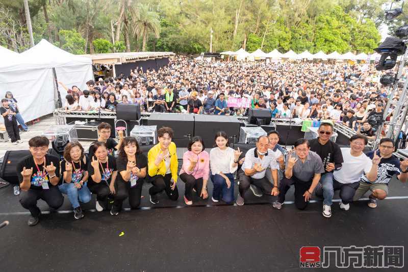 國民姑丈羅時豐也來了 滿分親和力外加搞笑互動成功拉近鄉親的距離