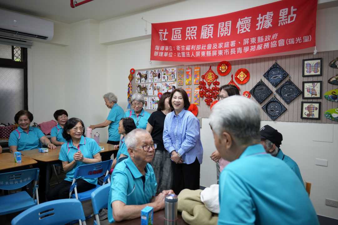 屏東市金泉里、瑞光里社區照顧關懷據點歡喜揭牌 周縣長鼓勵長輩多外出參與活動-圖片3